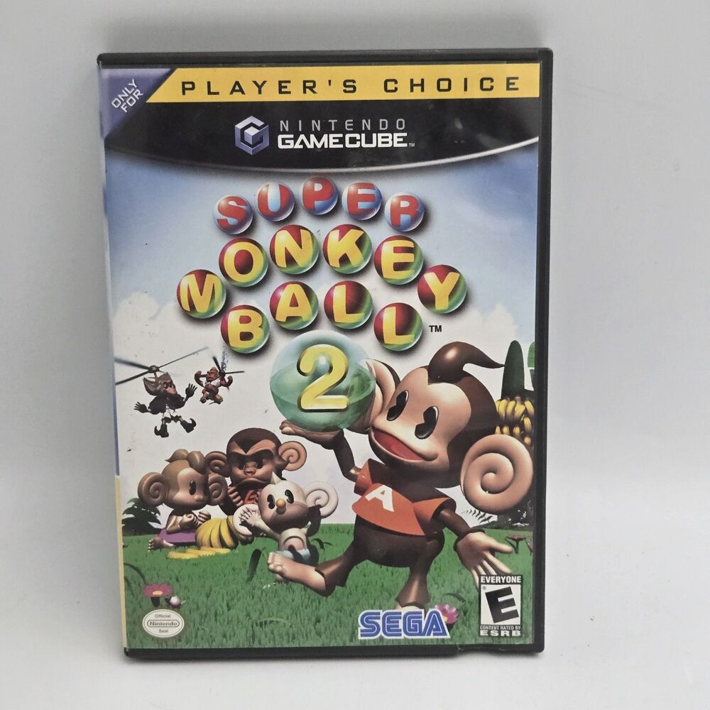 Super Monkey Ball 2 Nintendo GameCube Player’s Choice CIB Tested Sega